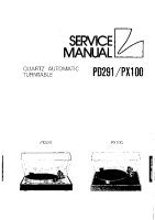 Luxman PD-291-PX-100-Service-Manual